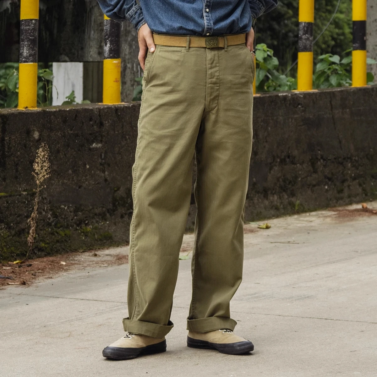 Fishing Pants Waterproof - برونسون M-41 متعرجة حك فائدة السراويل