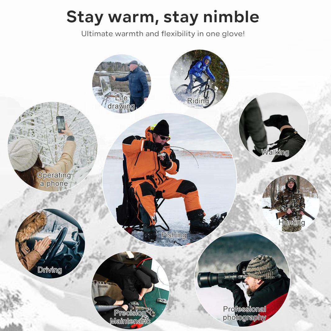 قفازات صيد السمك في الهواء الط - مراجعة Fishing Gloves وسعره