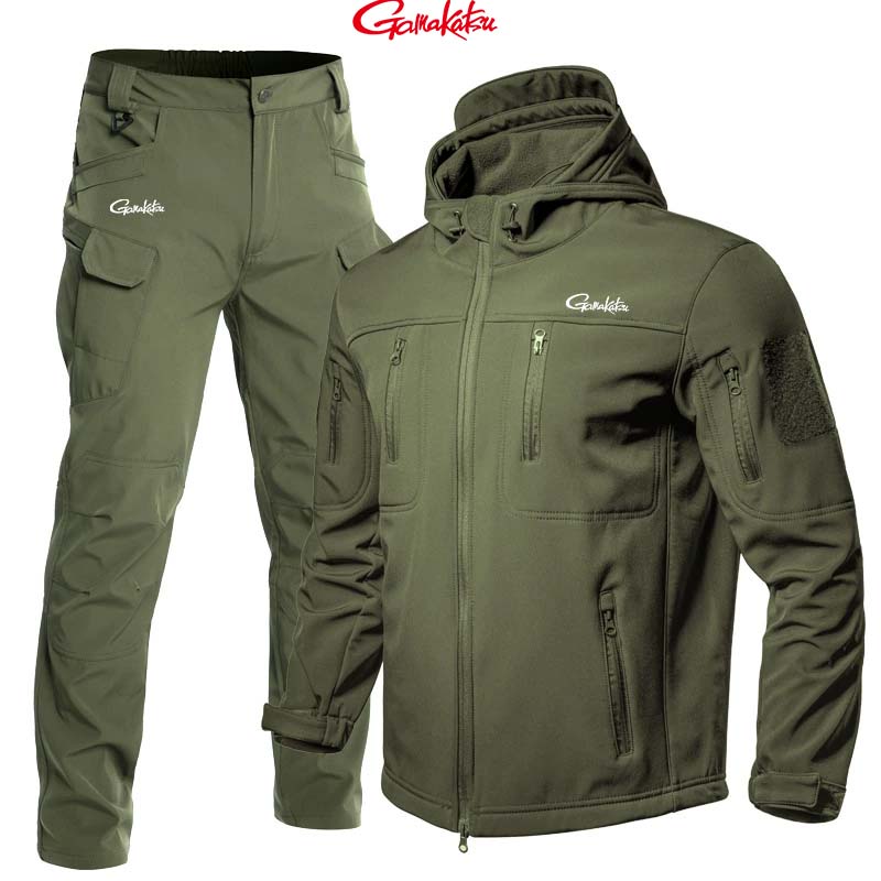 بدلة غاماكاتسو للصيد من جلد ال - مراجعة Fishing Rain Suit وسعره